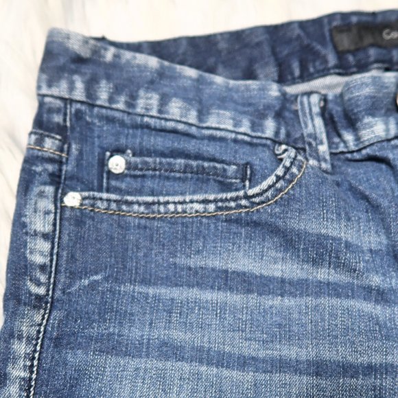 Calvin Klein Mid Rise Denim Shorts 28/6 - Picture 6 of 12
